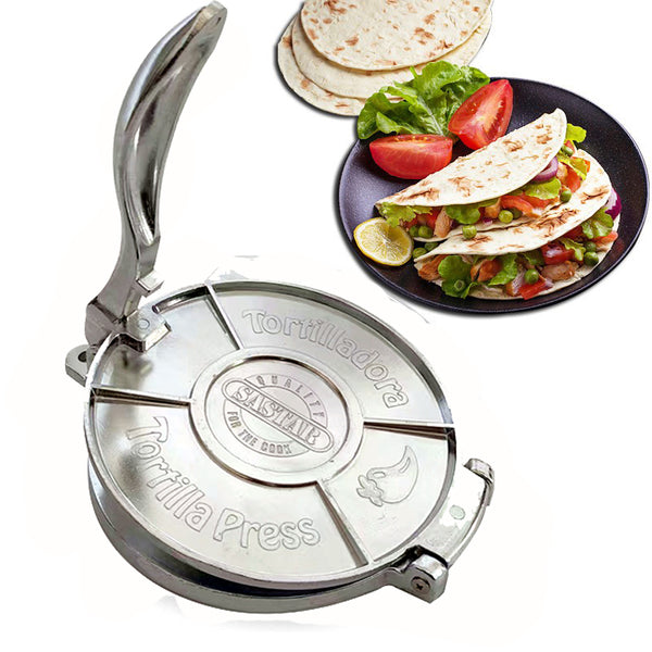 8 Inch Cast Aluminum  Mexico small flour Corn Roti Flour Manual tortilla press tacos maker